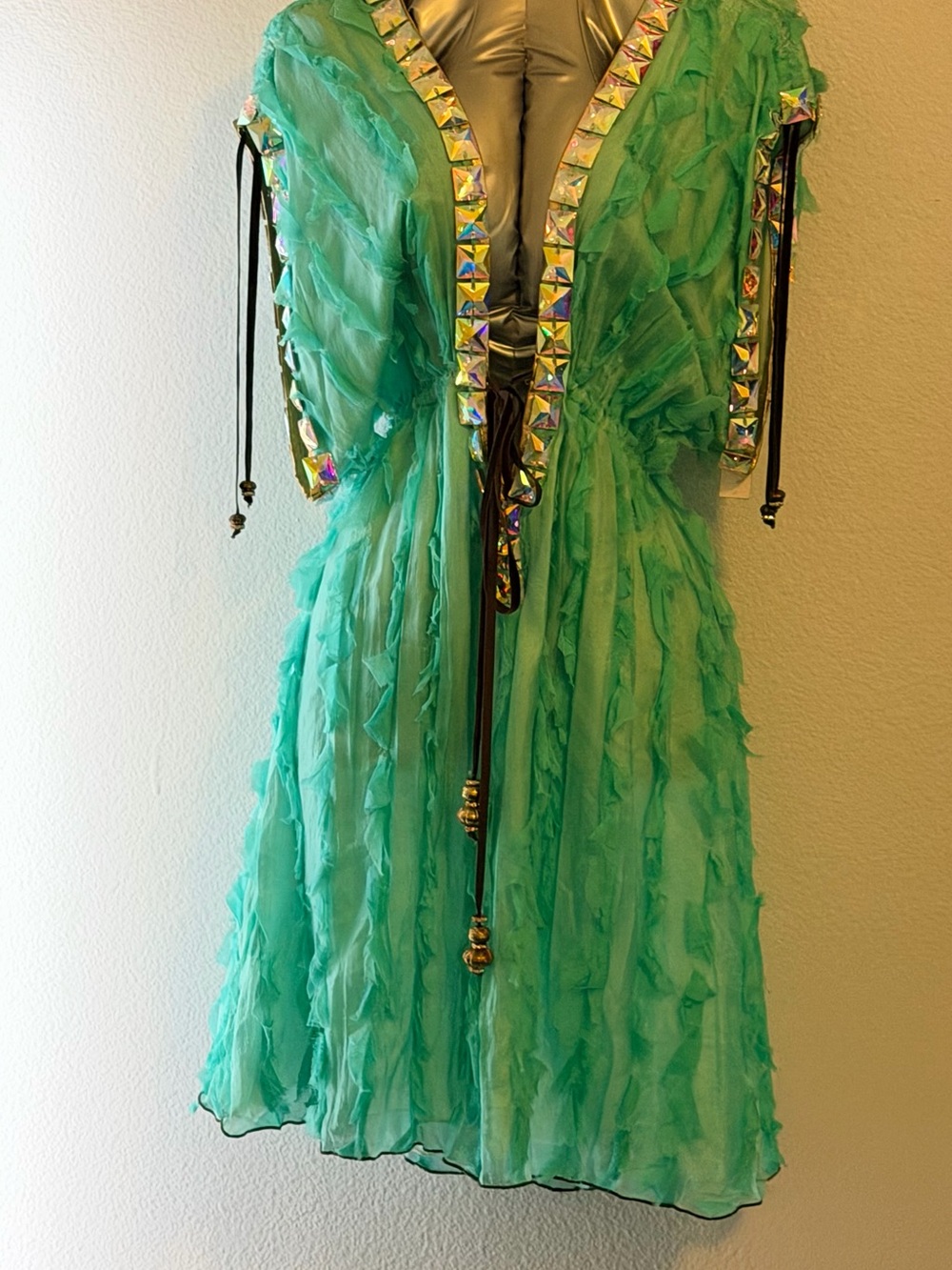 ✨ KASIA KULENTY - Rare Embellished Aura Duster/Gown ✨ - Picture 6 of 11